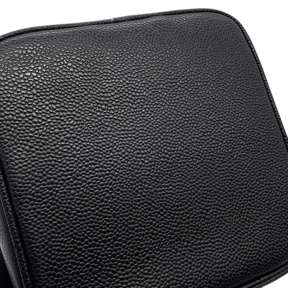 CHANEL Black Caviar Leather Logo Vanity Bag - Picture 7 of 16